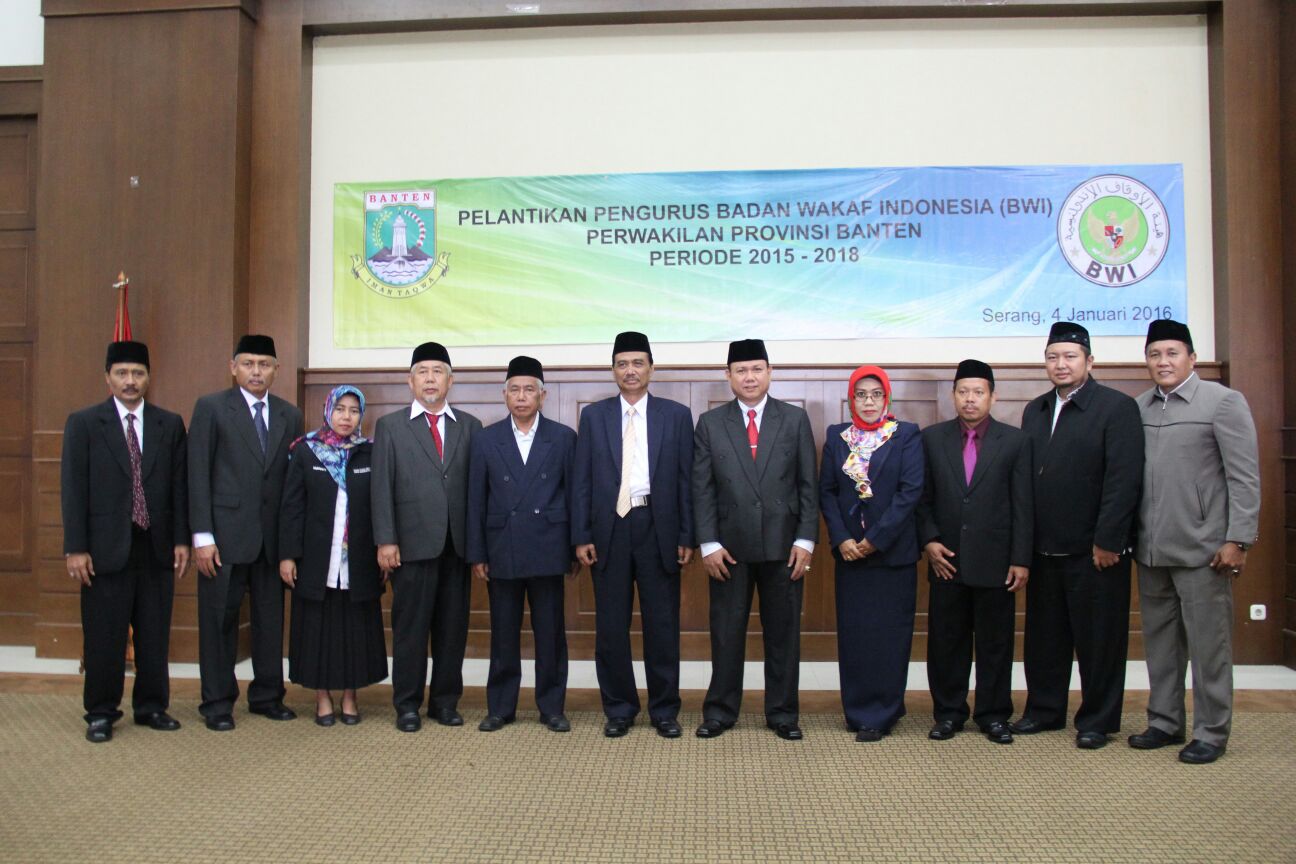 Pengurus Perwakilan BWI Banten 2015 - 2018