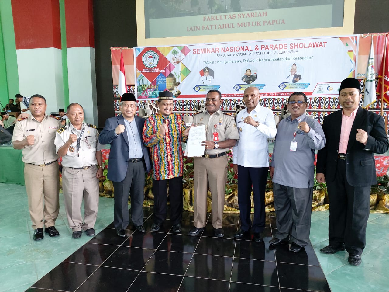 Perwakilan BWI Papua Teken Kerjasama dengan Kanwil BPN Papua