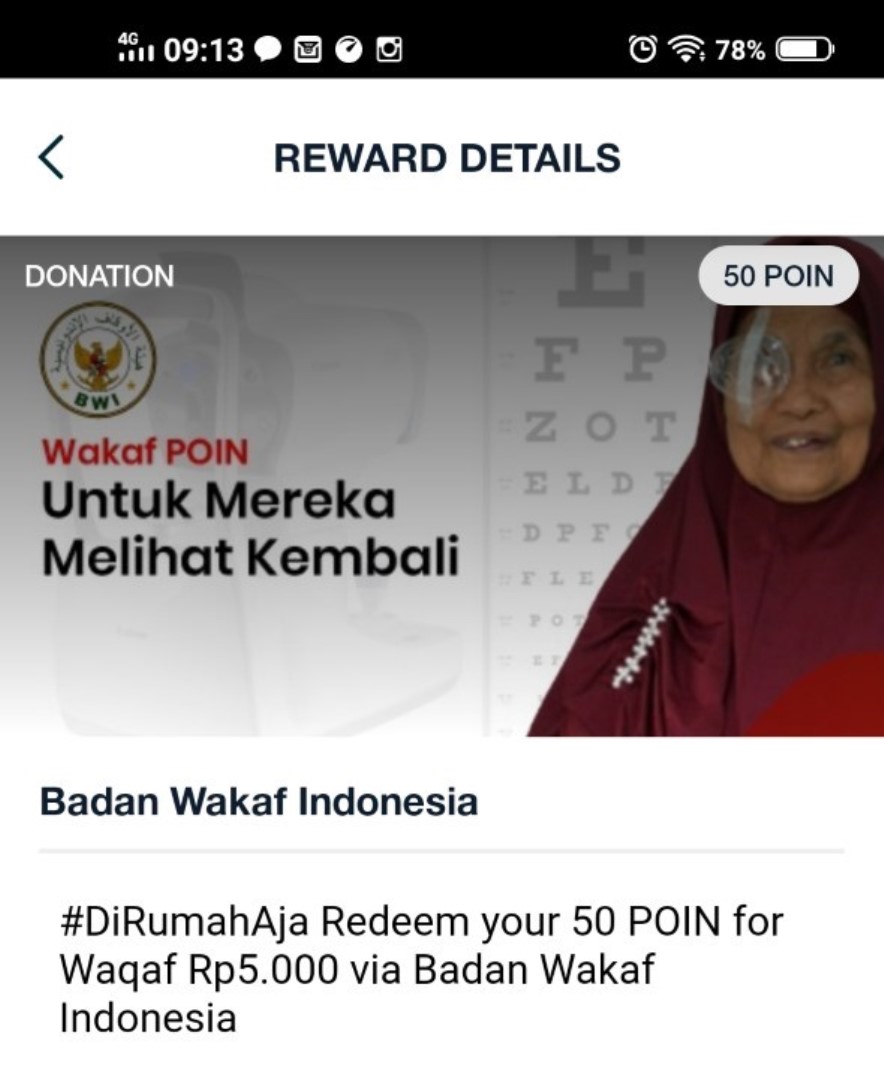 BWI Terbitkan Program Wakaf Poin